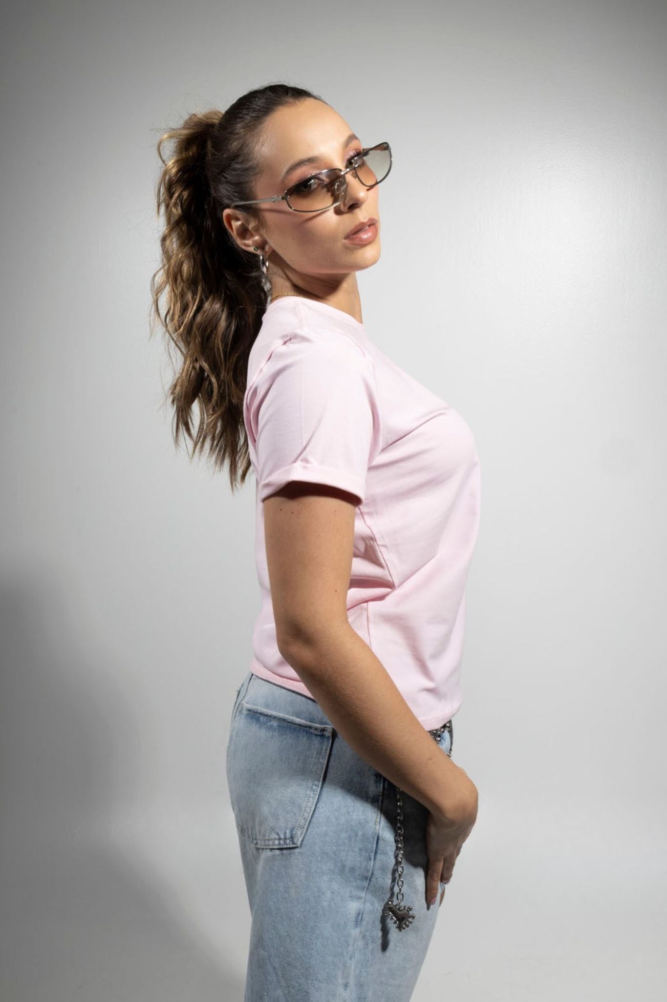 Blusa Básica Dama Tela Fría Rosado
