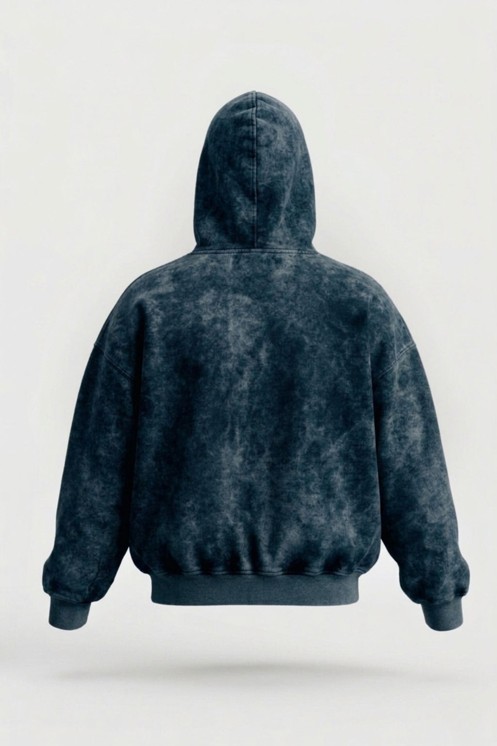 Buzo Acid Wash Azul Oscuro