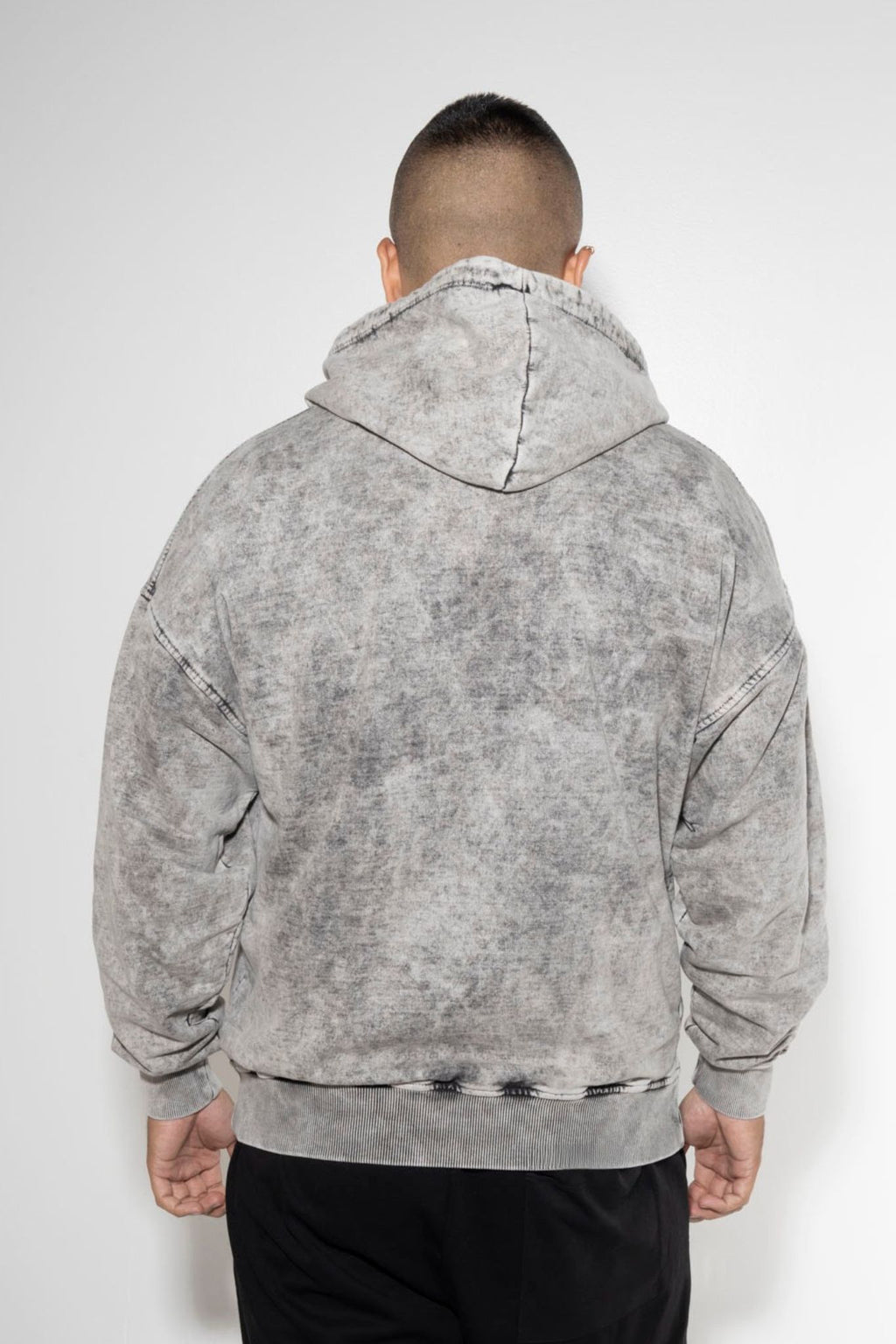 Buzo Acid Wash Gris