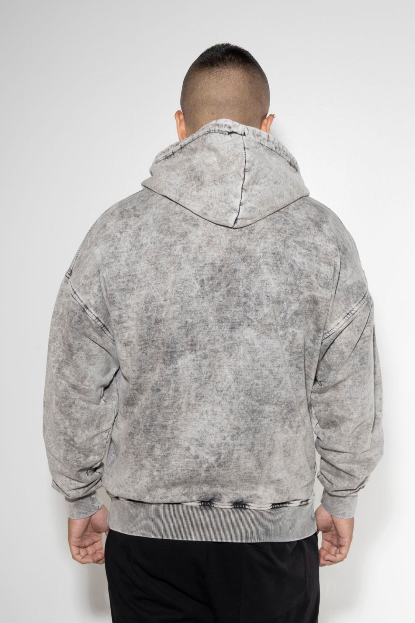 Buzo Acid Wash Gris