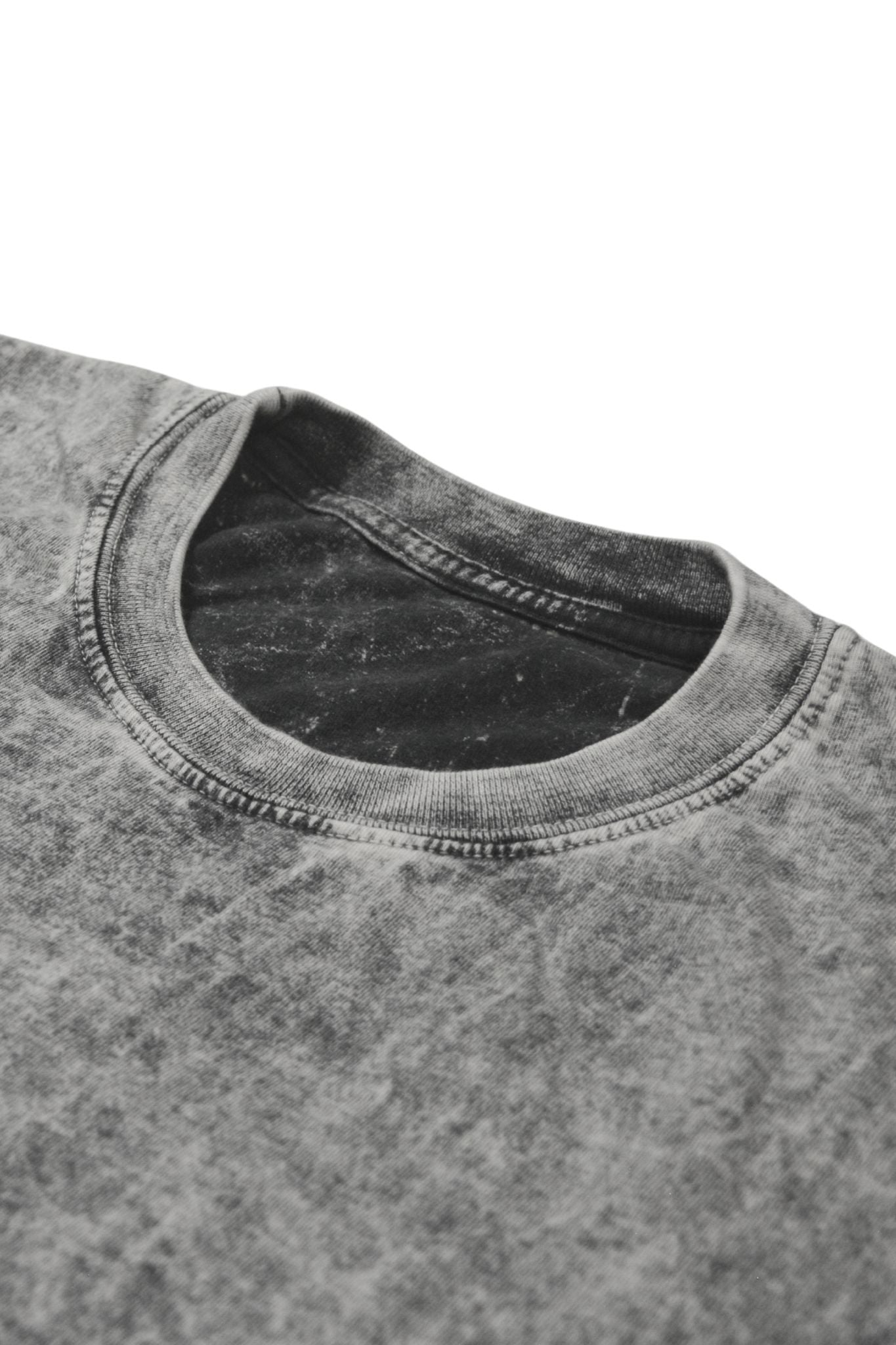 Camiseta Acid Wash Oversize Gris 