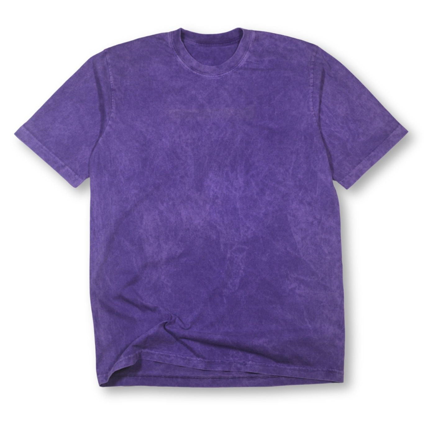 Camiseta Acid Wash Oversize Lila Morado