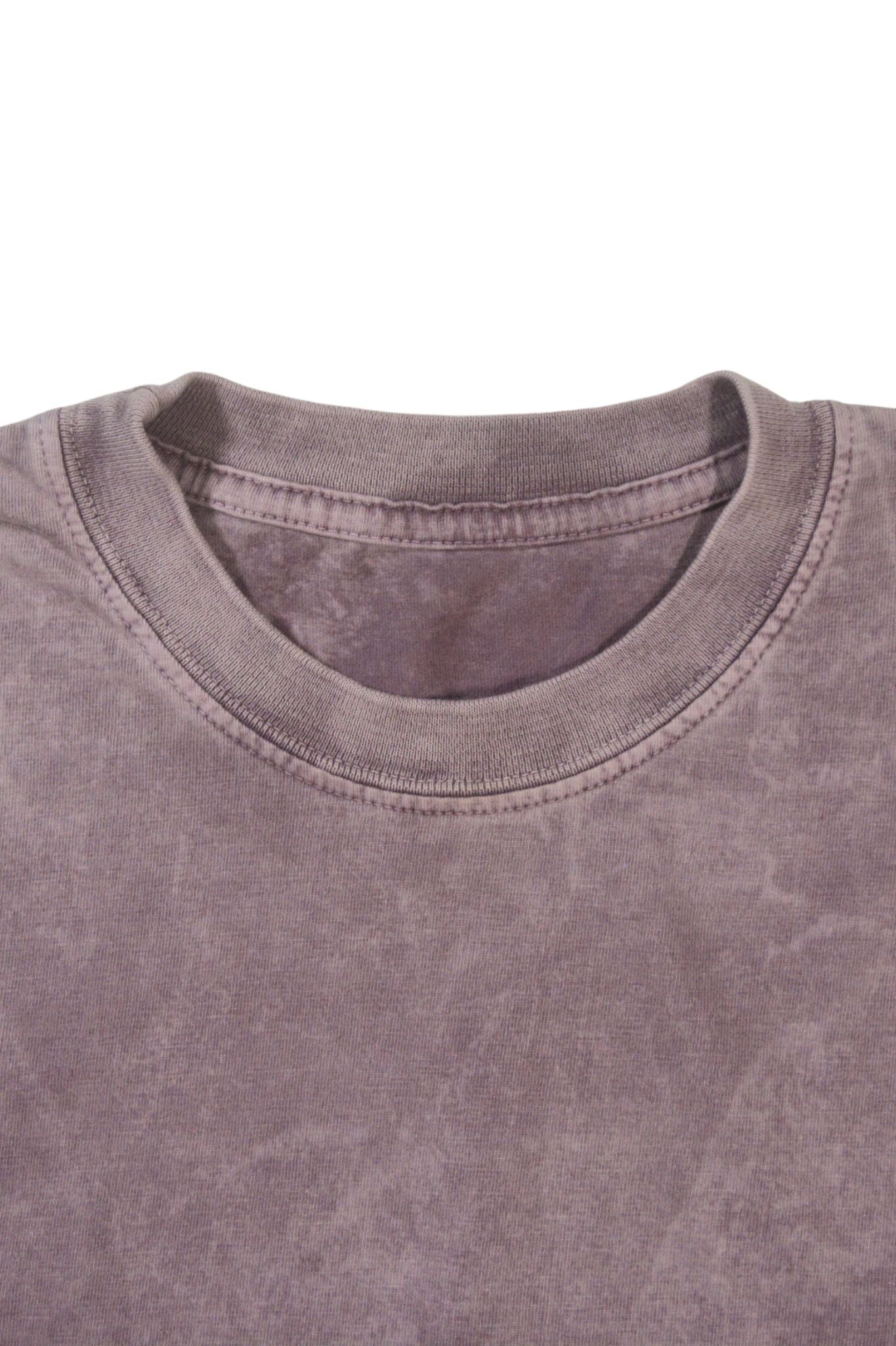Camiseta Acid Wash Oversize Morado
