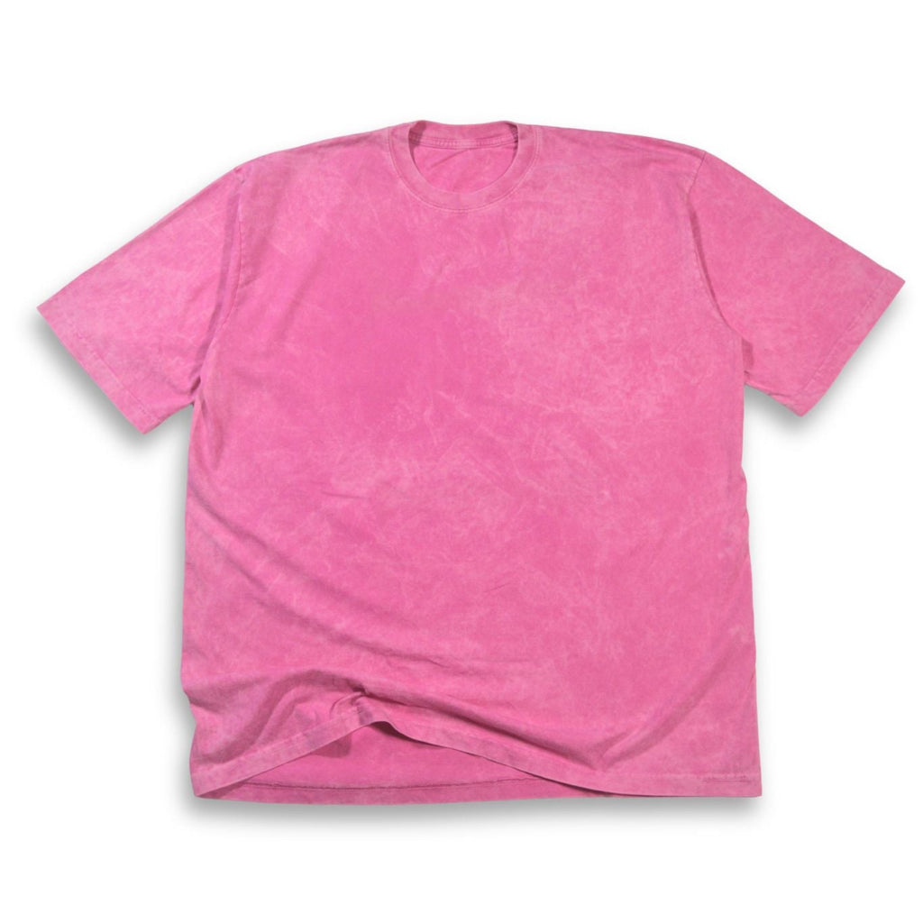 Camiseta Acid Wash Oversize Rosado