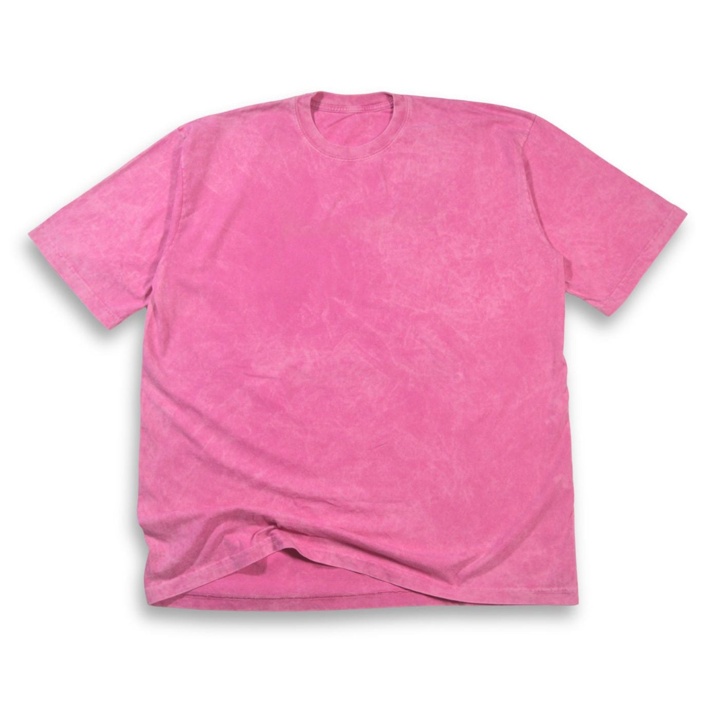 Camiseta Acid Wash Oversize Rosado