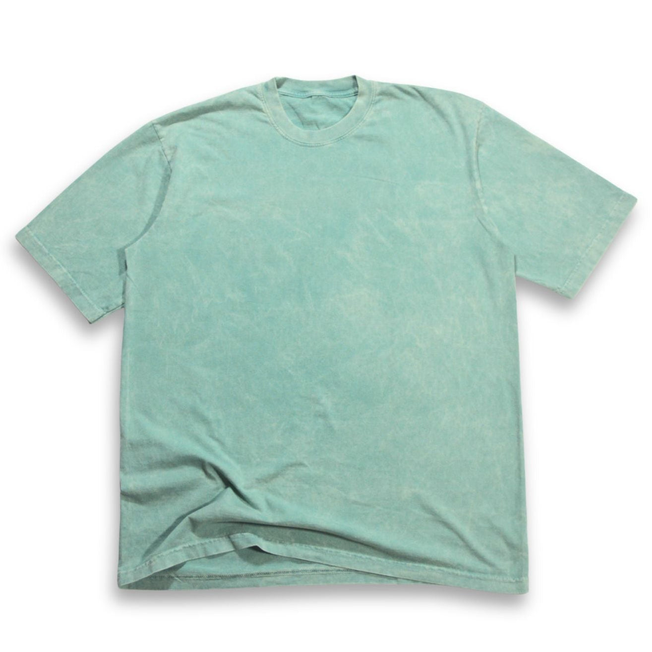 Camiseta Acid Wash Oversize Verde Menta