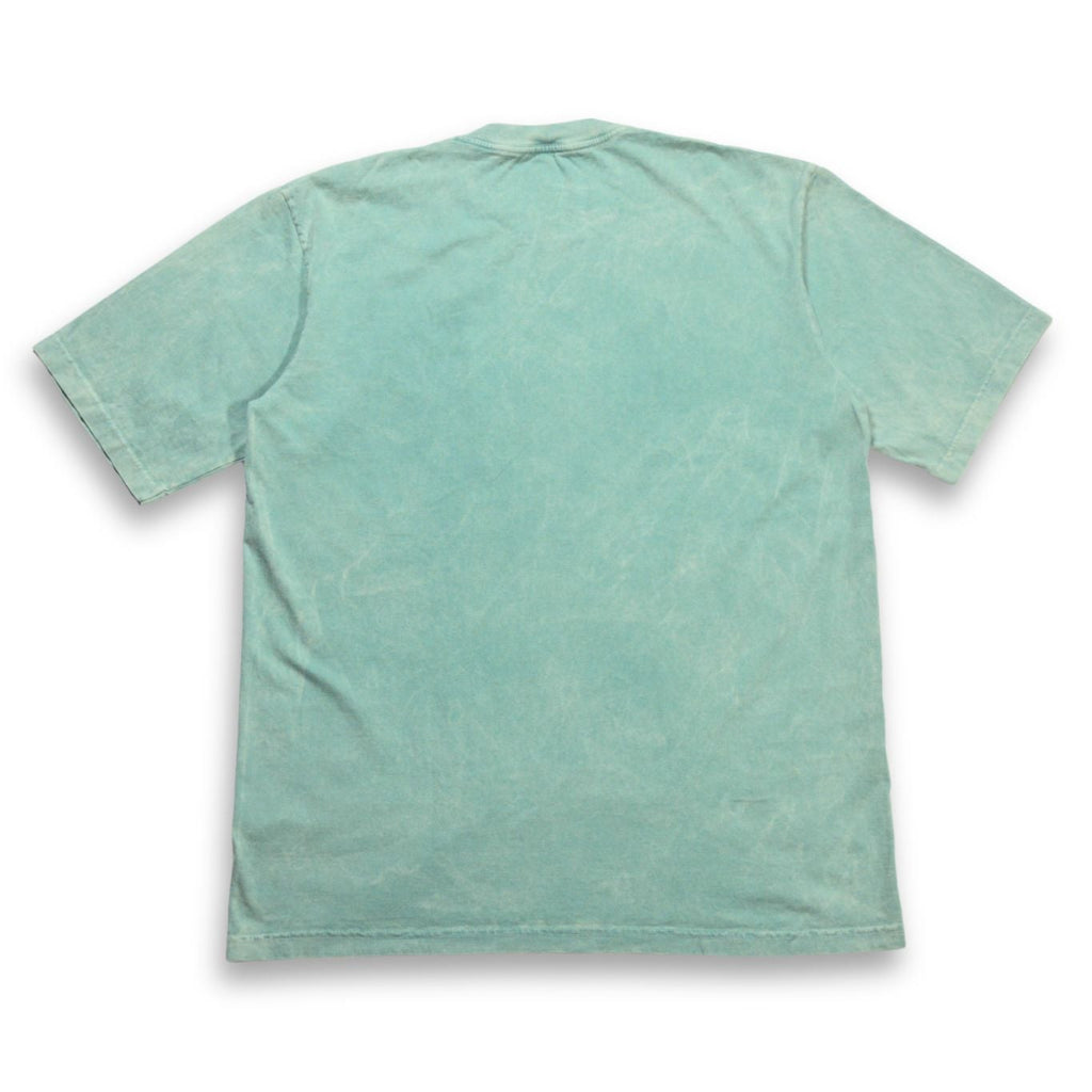 Camiseta Acid Wash Oversize Verde Menta
