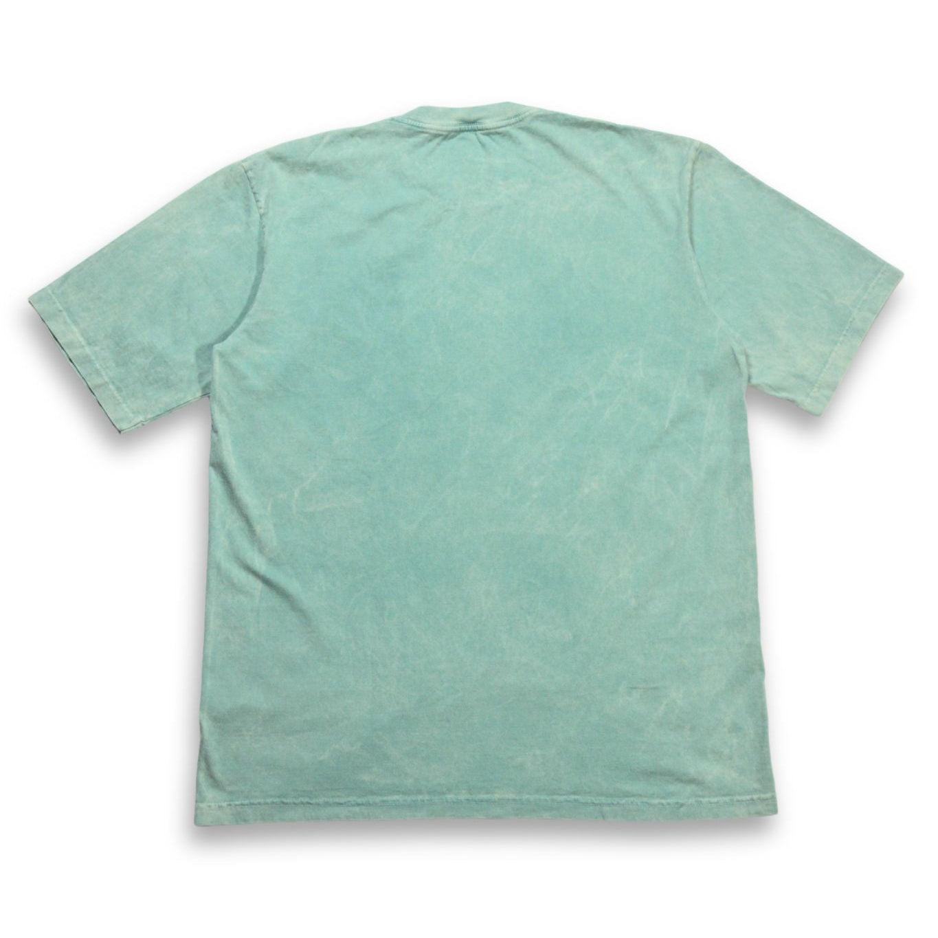 Camiseta Acid Wash Oversize Verde Menta