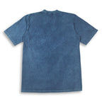 Camiseta Acid Wash Regular Fit Azul Claro
