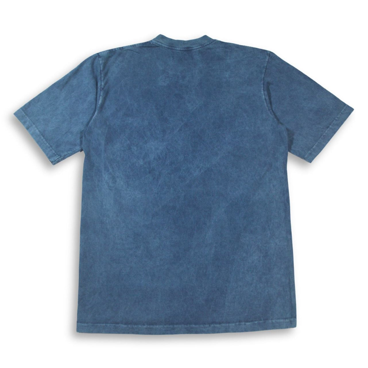 Camiseta Acid Wash Regular Fit Azul Claro