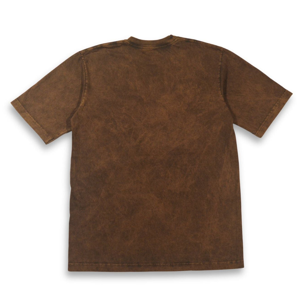 Camiseta Acid Wash Regular Fit Cafe