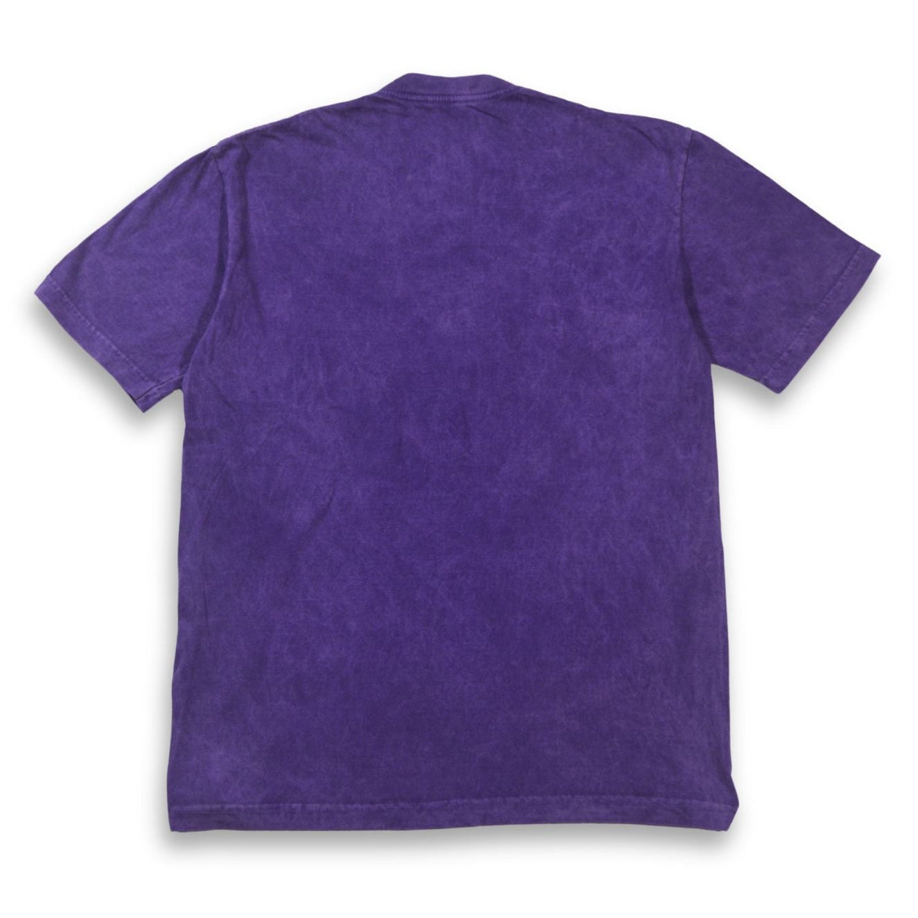 Camiseta Acid Wash Regular Fit Lila Morado
