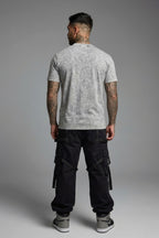 Camiseta Acid Wash Regular Fit Gris