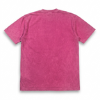 Camiseta Acid Wash Regular Fit Rosado
