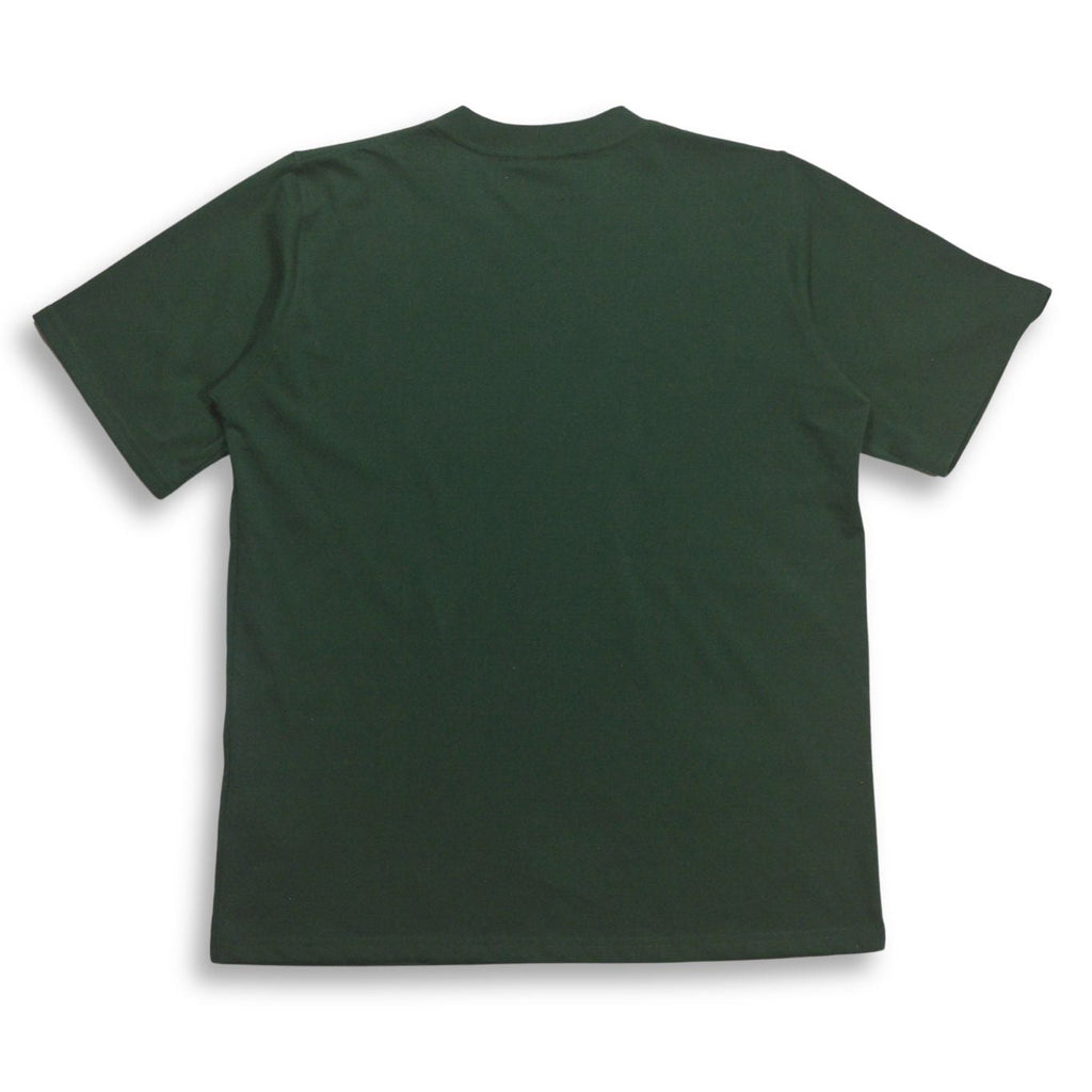 Camiseta Básica Algodón Alto Gramaje Semi Oversize Verde