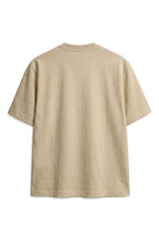 Camiseta de algodón peruano semi-oversize beige