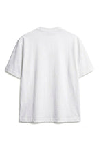 Camiseta de algodón peruano semi-oversize blanco