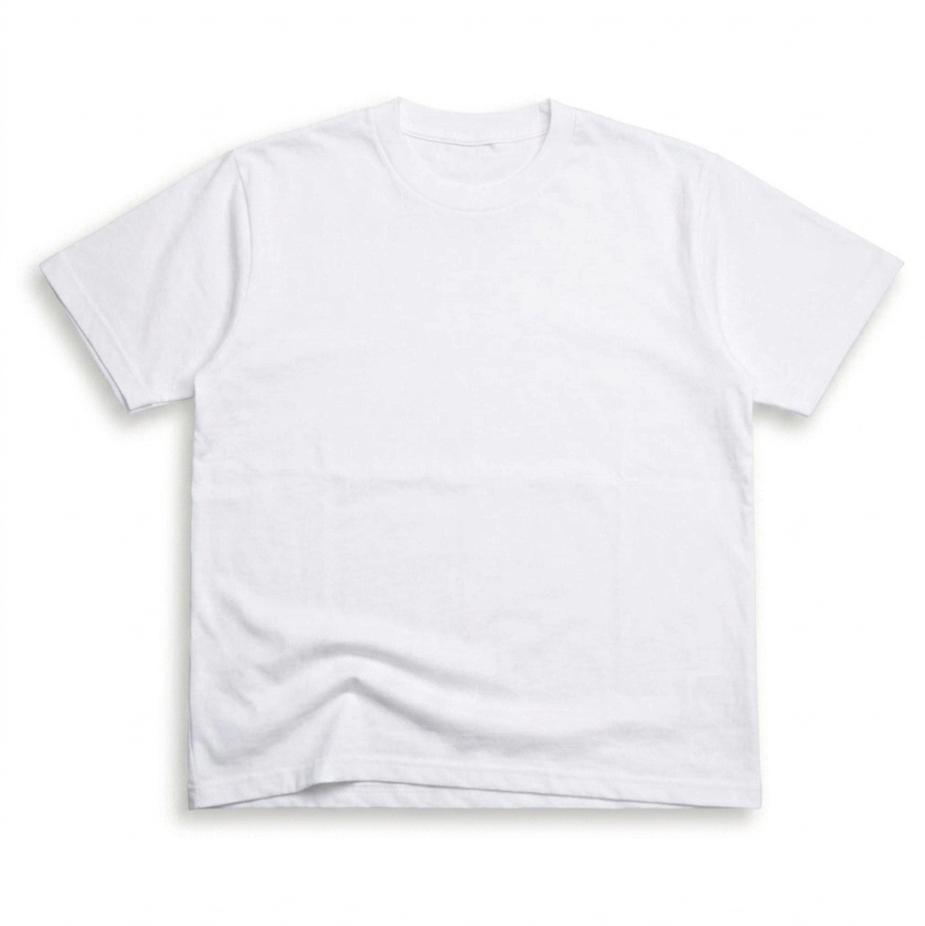 Camiseta Blanca Algodón Alto Gramaje Semi Oversize