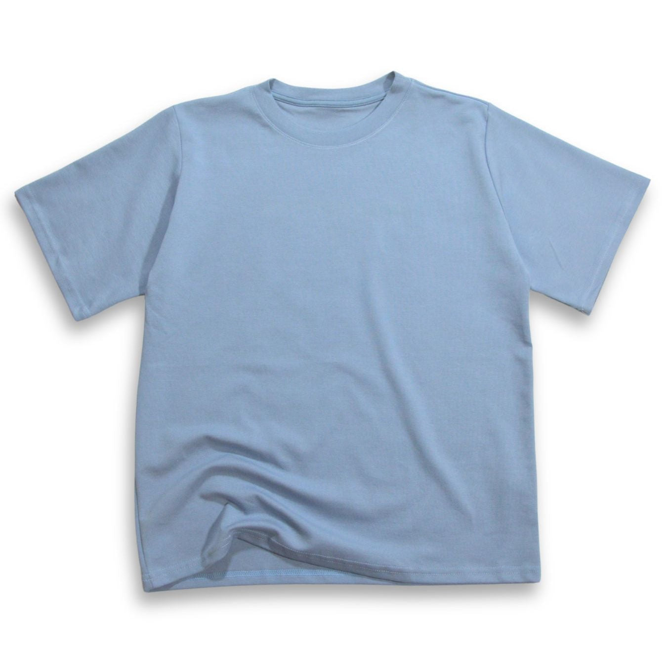 Camiseta Qatar Semi Oversize Azul Maya