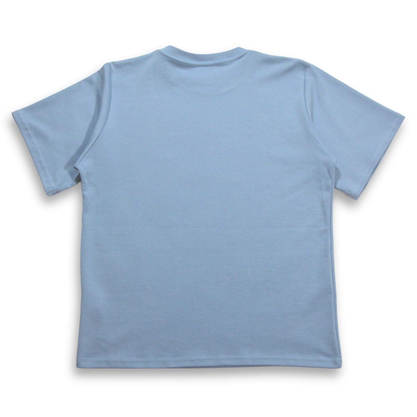 Camiseta Básica Alto Gramaje Semi Oversize Azul