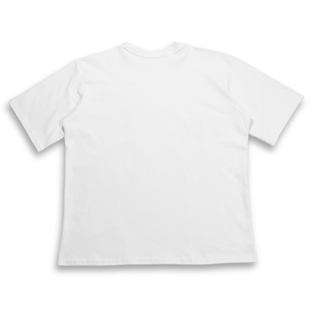 Camiseta Básica Alto Gramaje Semi Oversize Blanca