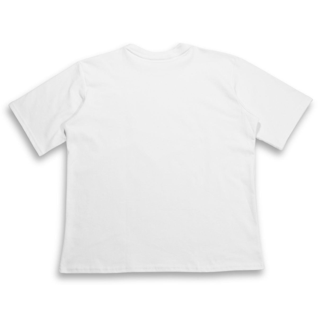 Camiseta Básica Alto Gramaje Semi Oversize Blanca