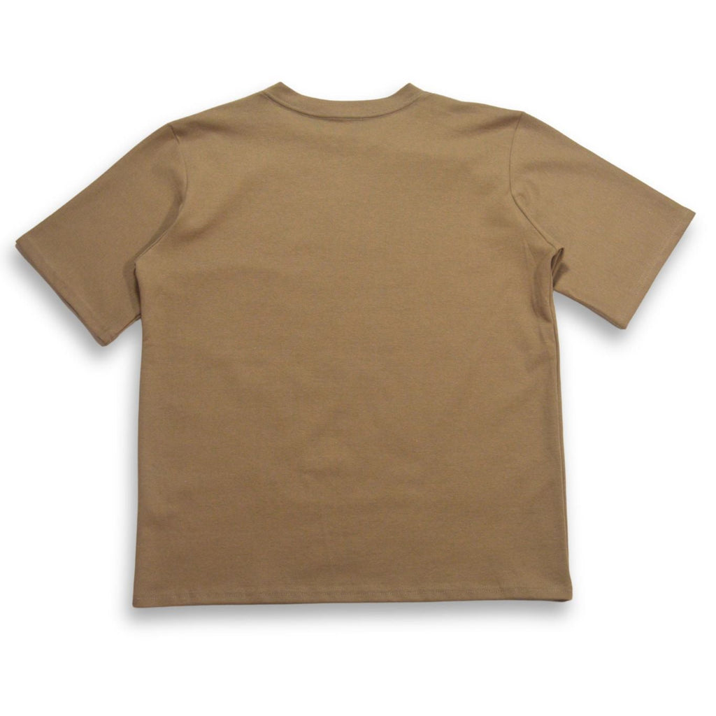 Camiseta Básica Alto Gramaje Semi Oversize Café