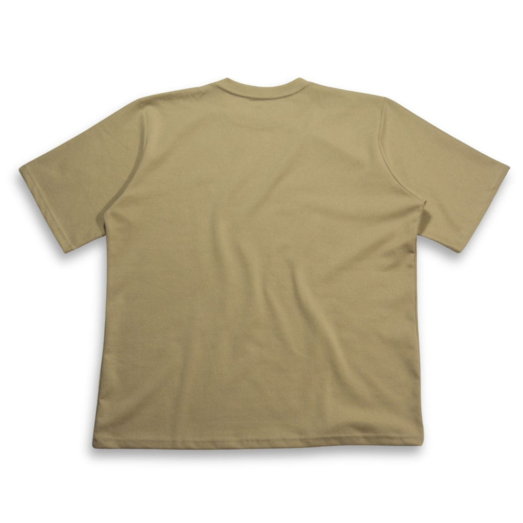 Camiseta Básica Alto Gramaje Semi Oversize Camel