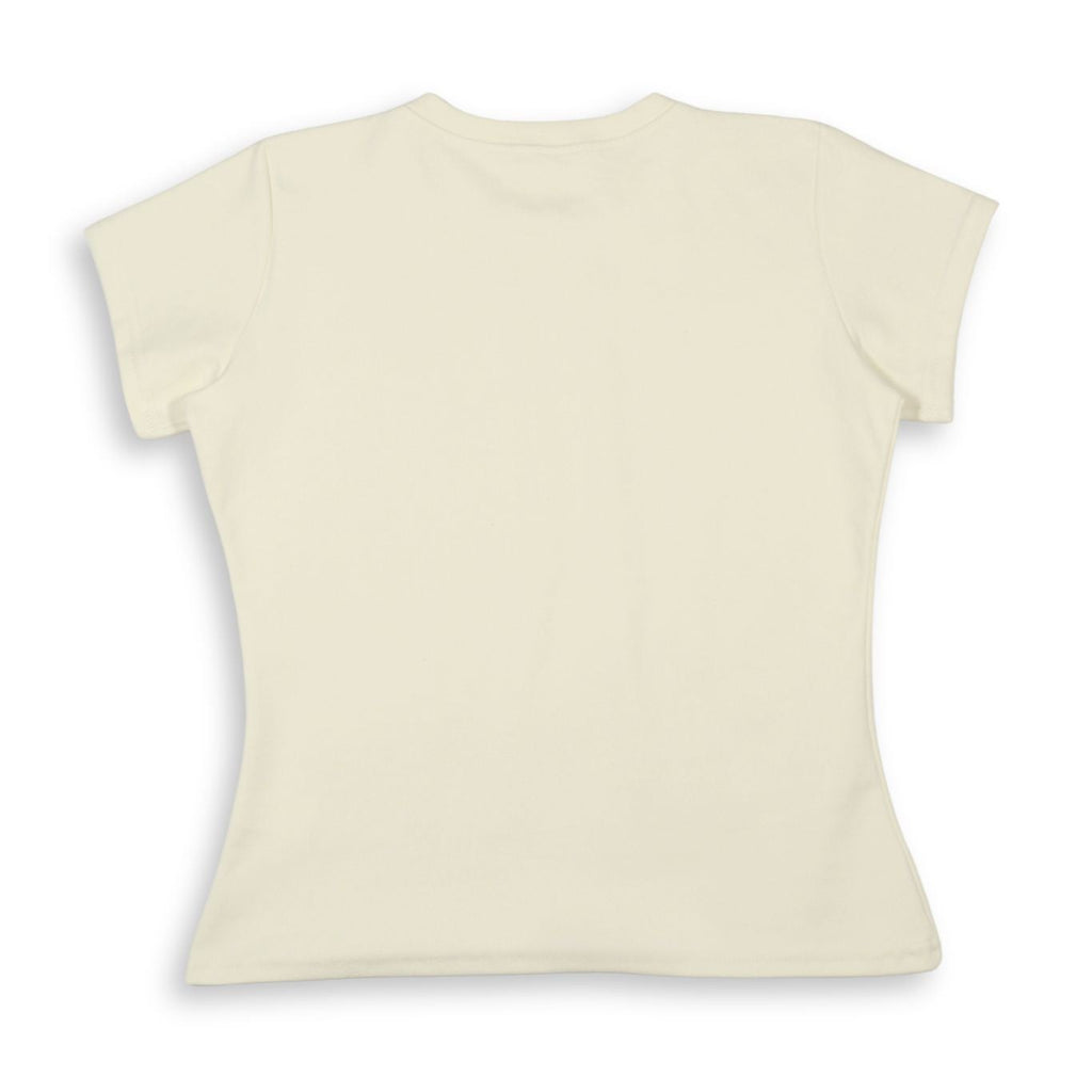 Camiseta Básica Mujer Vainilla