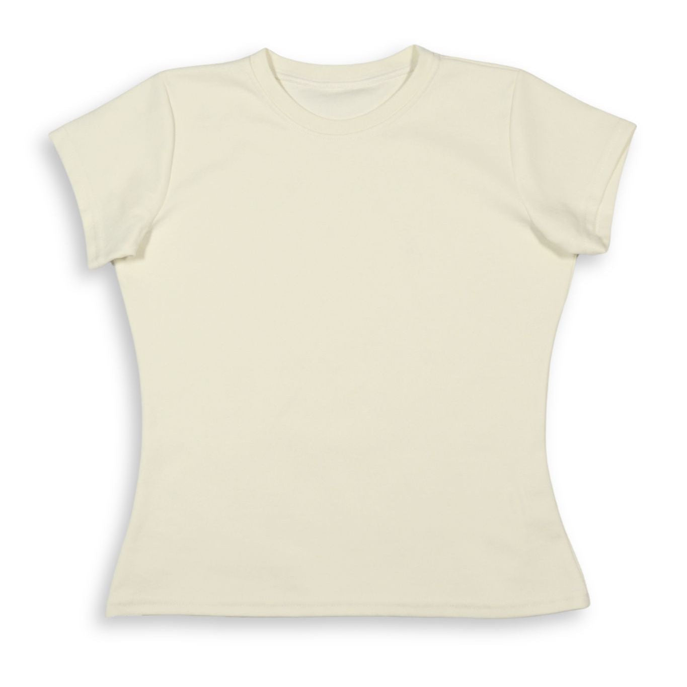 Camiseta Básica Mujer Vainilla