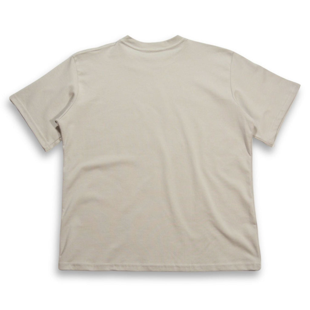Camiseta Básica Alto Gramaje Semi Oversize Gris claro
