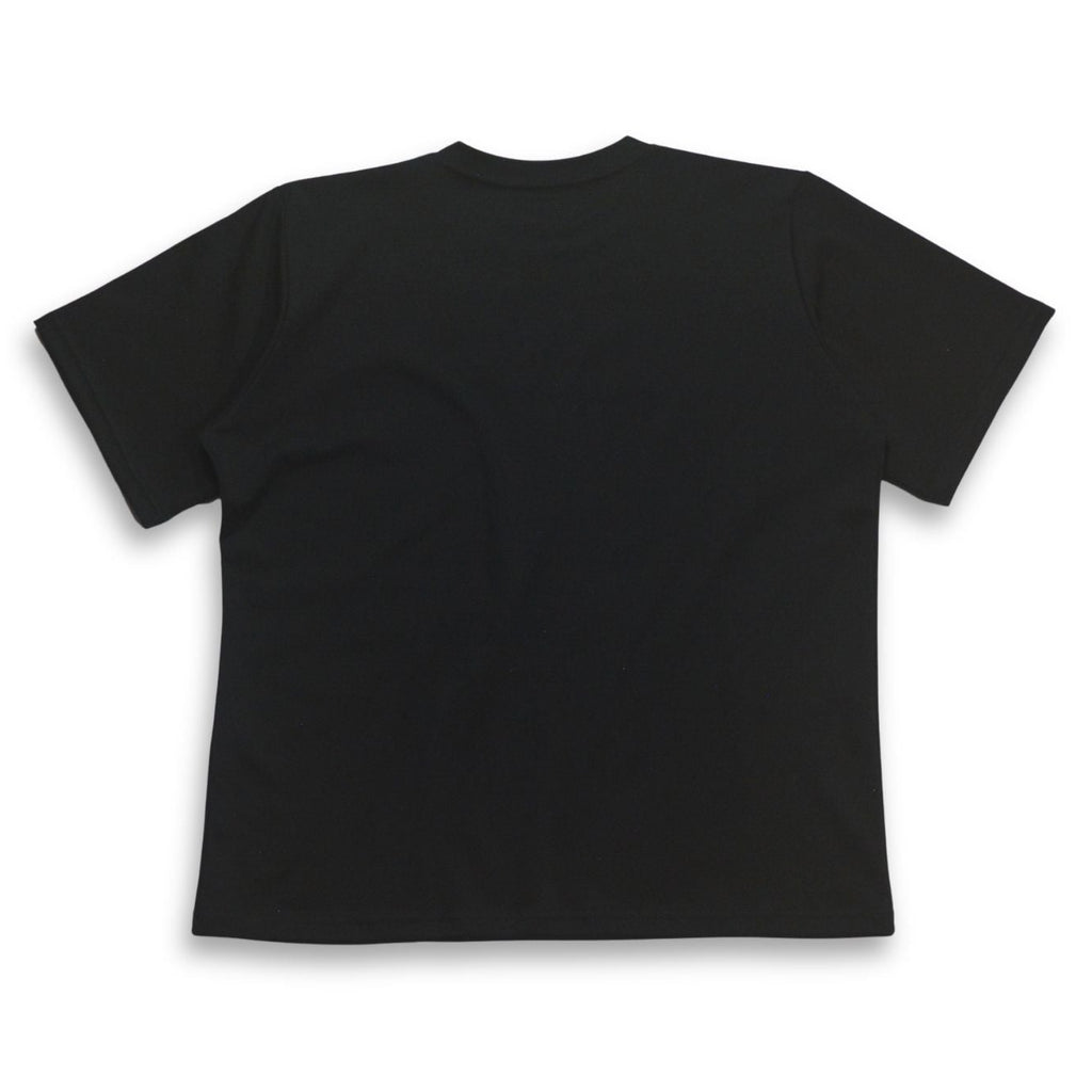 Camiseta Básica Alto Gramaje Negra Semi Oversize
