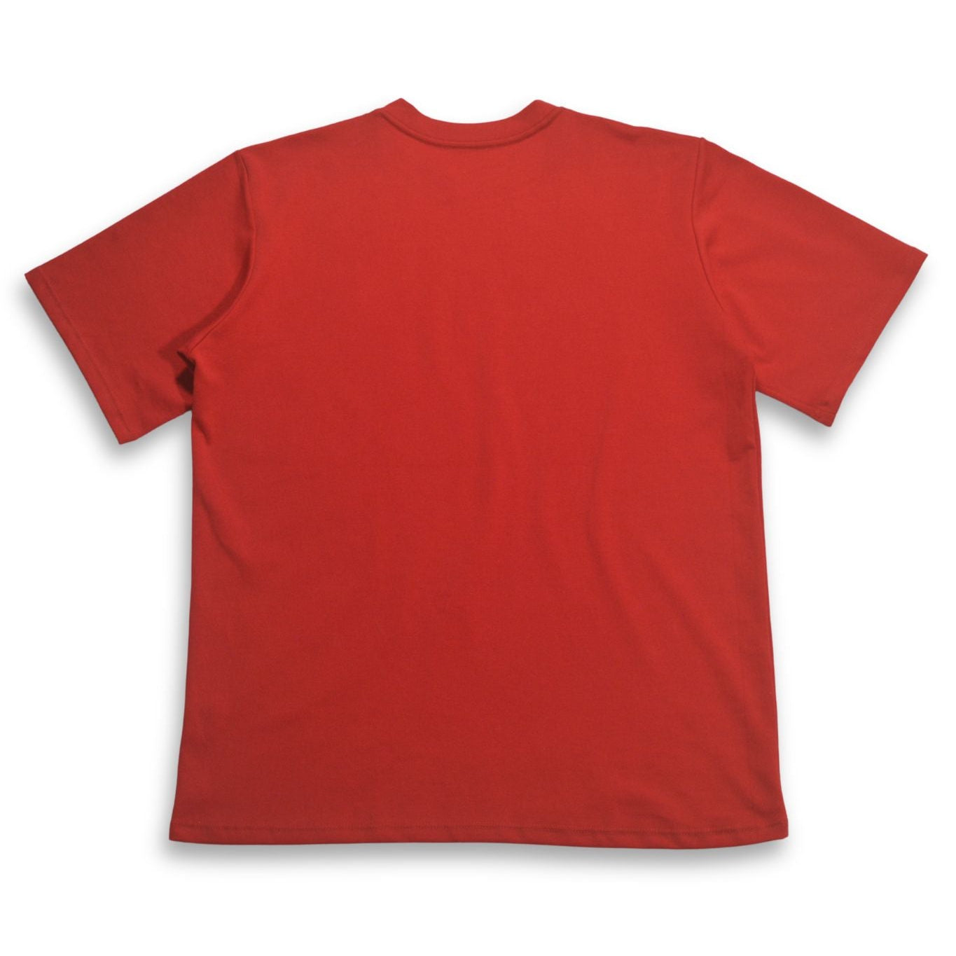 Camiseta Básica Alto Gramaje Semi Ovsersize Rojo Vivo