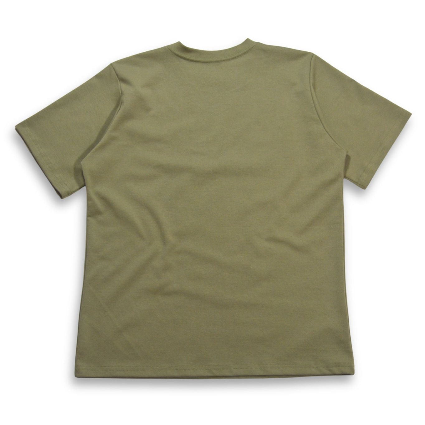 Camiseta Básica Alto Gramaje Semi Oversize Verde Olivo