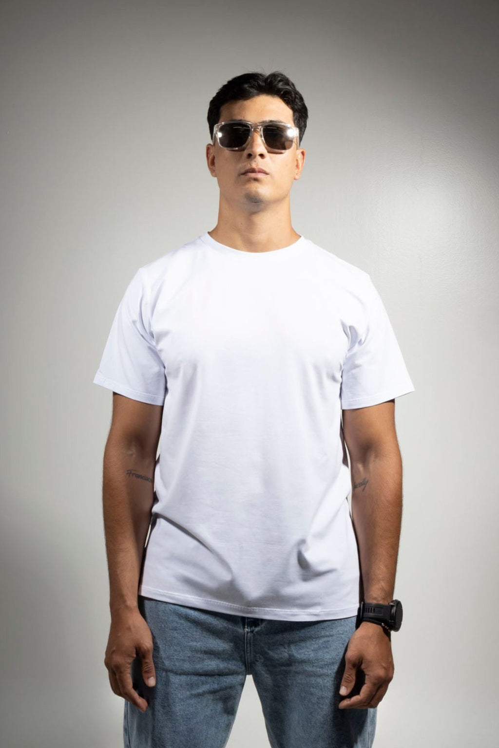 Camiseta Tela Fría Regular Fit Blanca