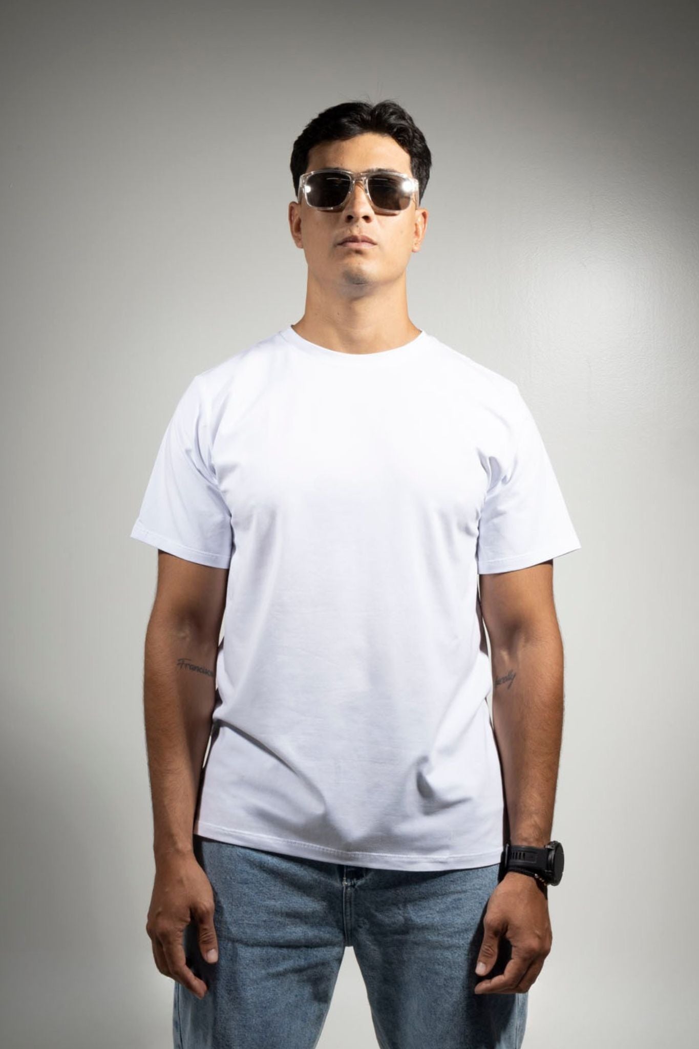 Camiseta Tela Fría Regular Fit Blanca