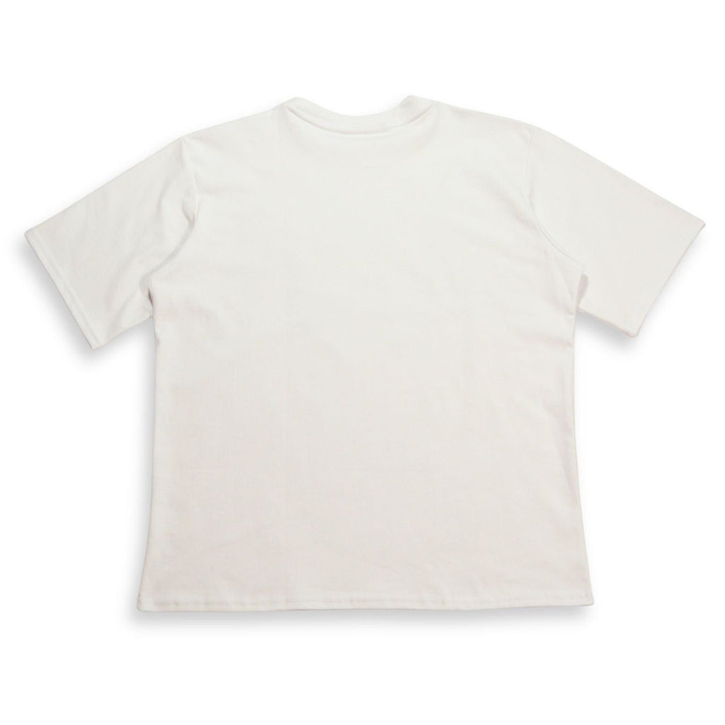 Camiseta Top Premium Blanco Hueso Semi-Oversize