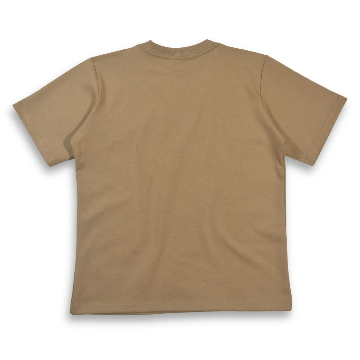 Camiseta Top Premium Cafe Pardo Alto Gramaje Semi Oversize