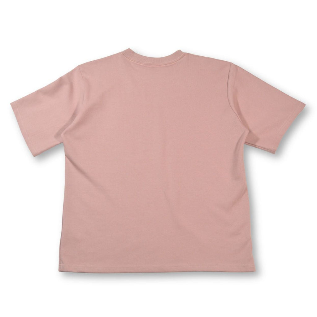 Camiseta Básica Alto Gramaje Semi Oversize Rosada