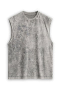 Camisilla Acid Wash Oversize Gris