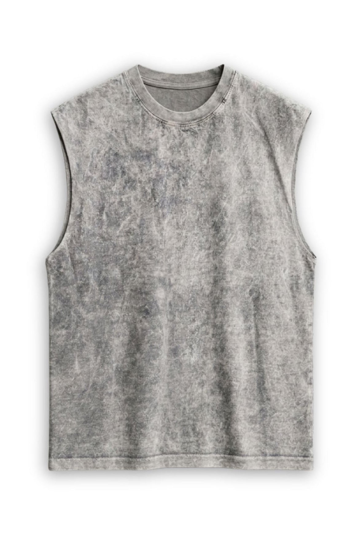 Camisilla Acid Wash Oversize Gris