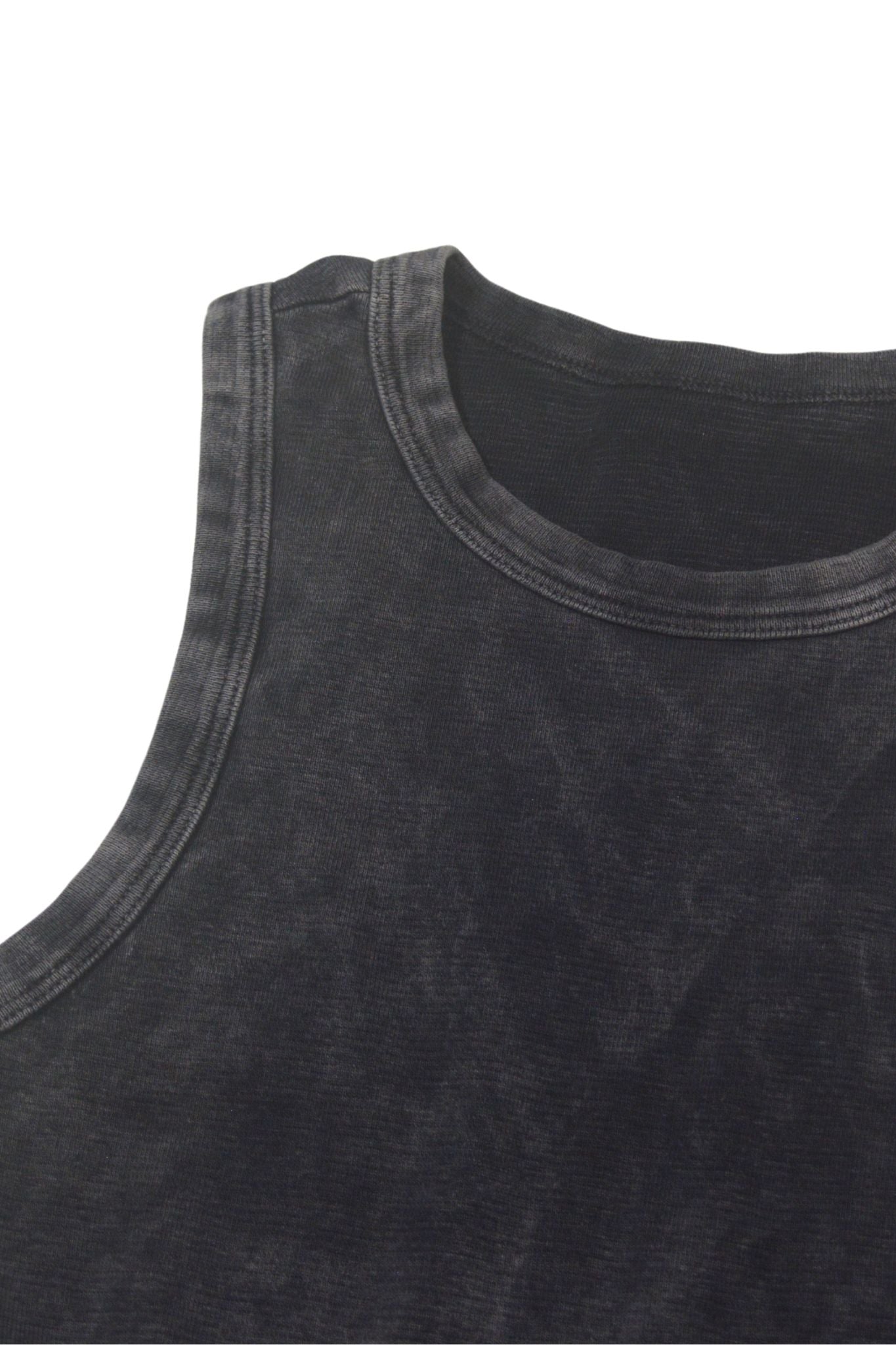 Camisilla Acid Wash Mujer Negro