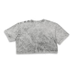Crop Top Acid Wash Gris 