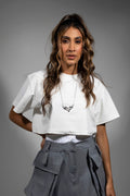 Crop Top Blanco Hueso