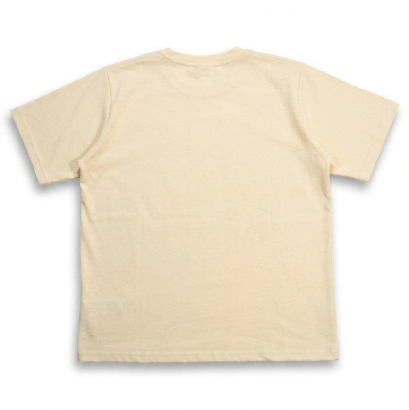 Camiseta Qatar Vainilla Semi Oversize