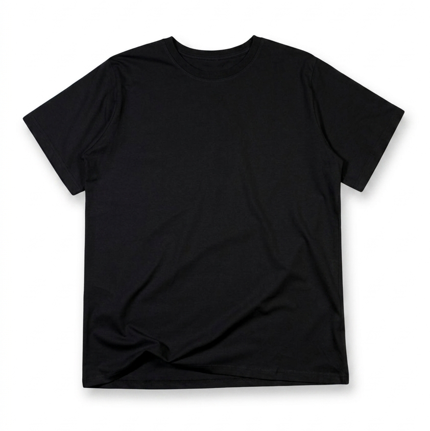 Camiseta Tela Fría Corte Regular Negra