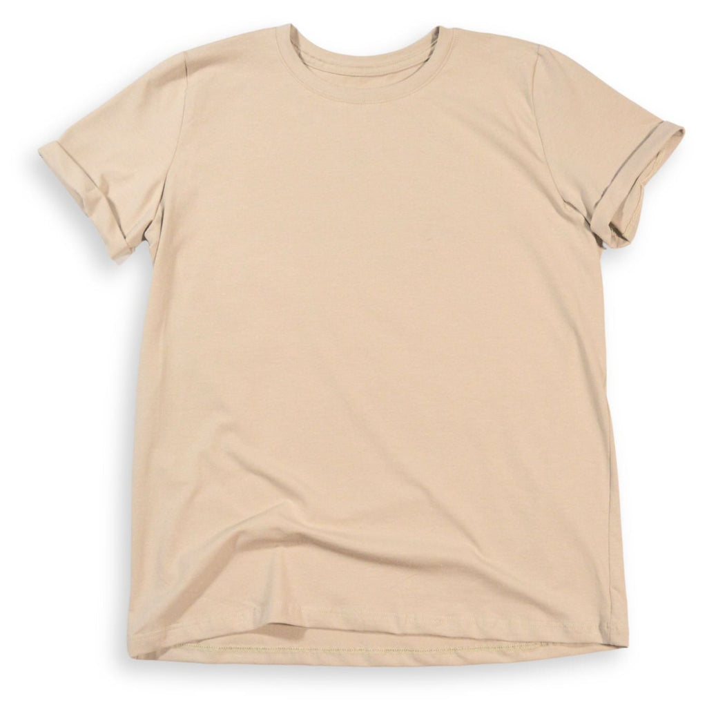 Blusa Básica Dama Tela Fría Vainilla