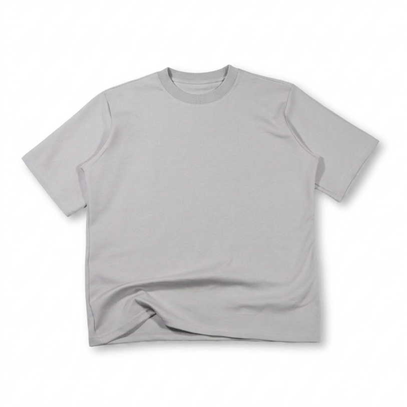 Camiseta de Alto Gramaje Color Gris