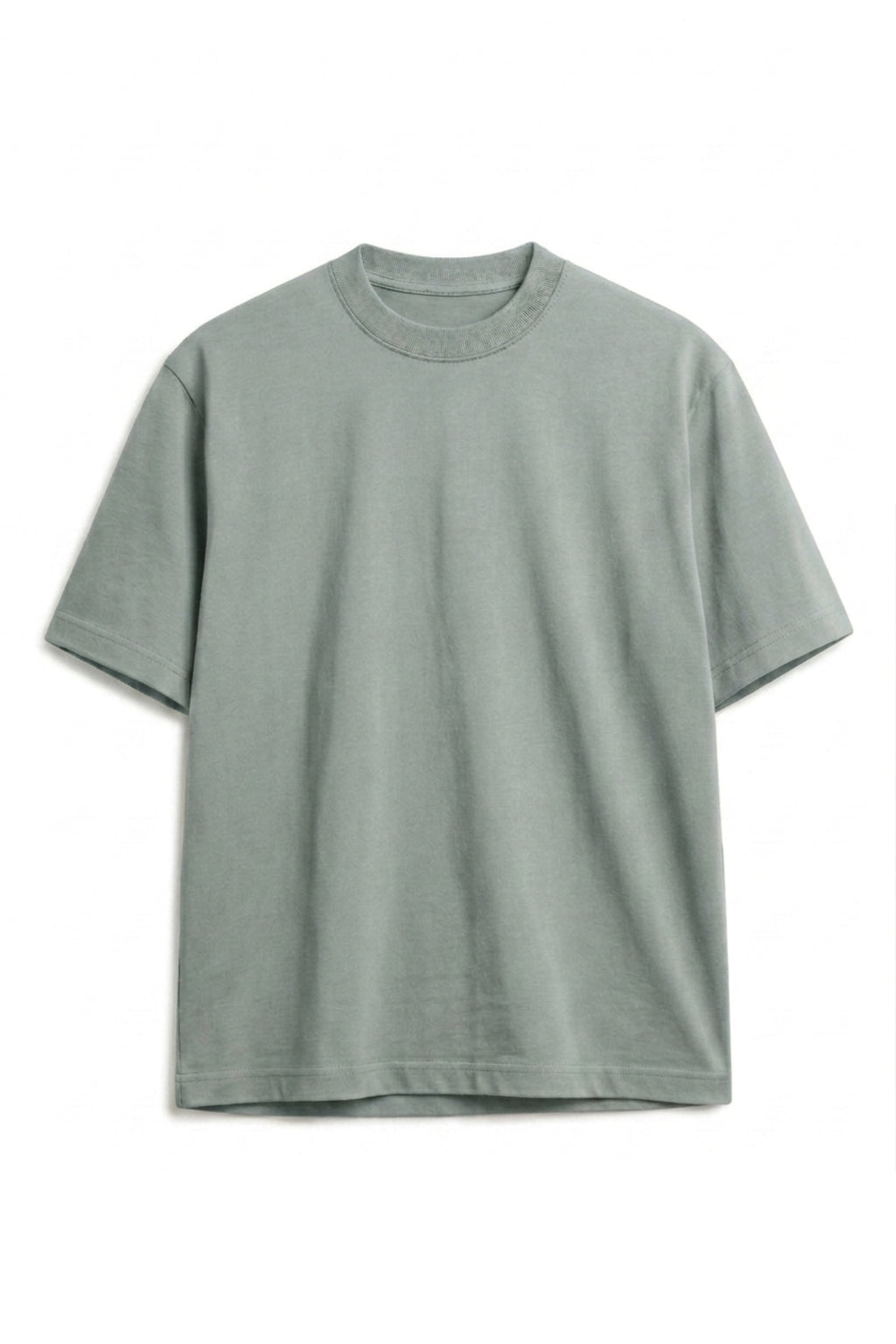 Camiseta Algodón Peruano Azul Alicia Semi Oversize