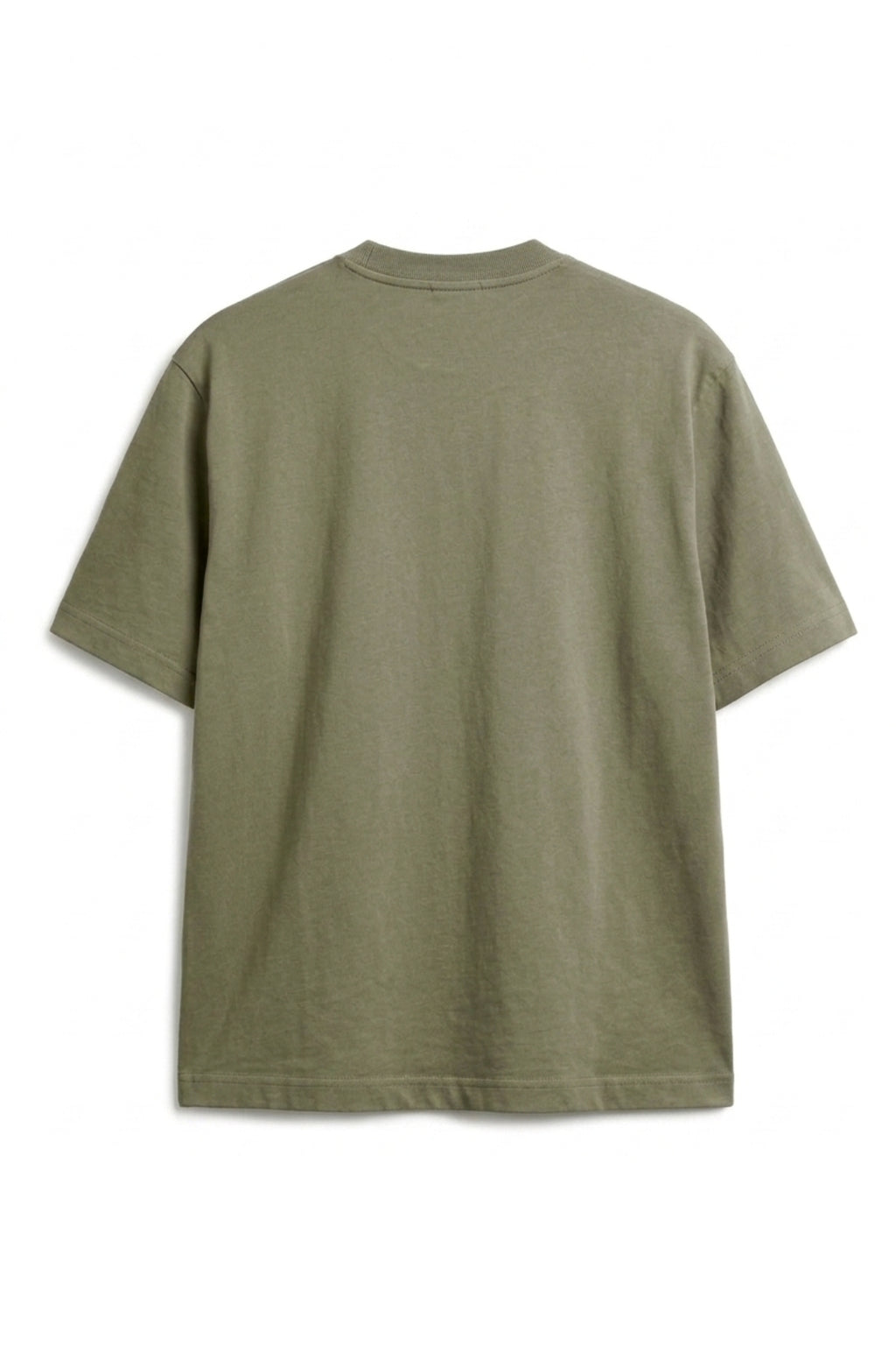 Camiseta Algodón Peruano Verde Semi Oversize